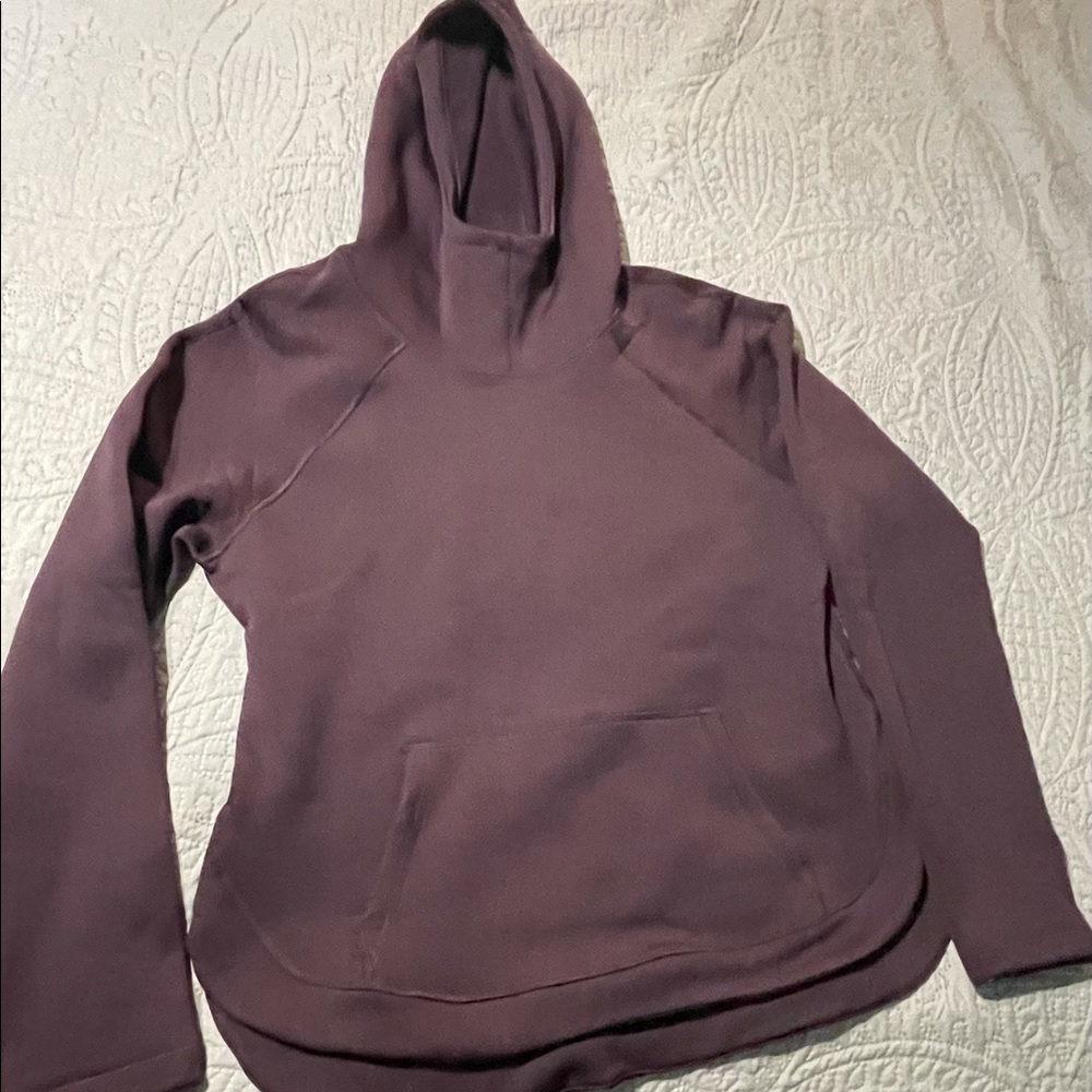 90 Degrees Women’s Athletic Hooded Sweatshirt Dark Purple XL NWT